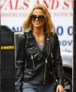 Sarah Harding Black Leather Jacket