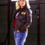 Captain Marvel Flight Bomber Leather Jacket