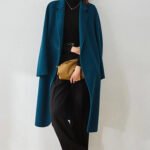 Casual Designer Women Chester Wool Coats Pacific Blue