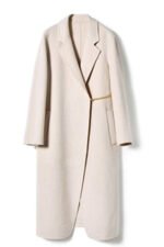 Casual Designer Women Chester Wool Coats White