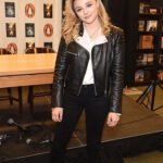 Chloe Grace Moretz Black Leather Jacket