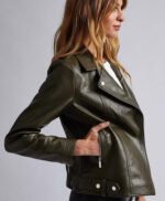 Classic Biker Leather Jacket for Women