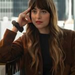 Dakota Johnson High Note Suede Leather Jacket