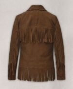 Dakota Johnson High Note Suede Leather Jacket