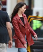 Dakota Johnson Madame Leather Coat