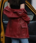 Dakota Johnson Madame Leather Coat