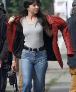 Dakota Johnson Madame Leather Coat