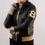 David Puddy Inspired 8 Ball Men and Women Leather Jacket