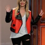 Demi Lovato Leather Jacket