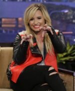Demi Lovato Leather Jacket