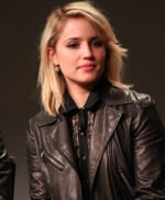 Dianna Agron Leather Jacket