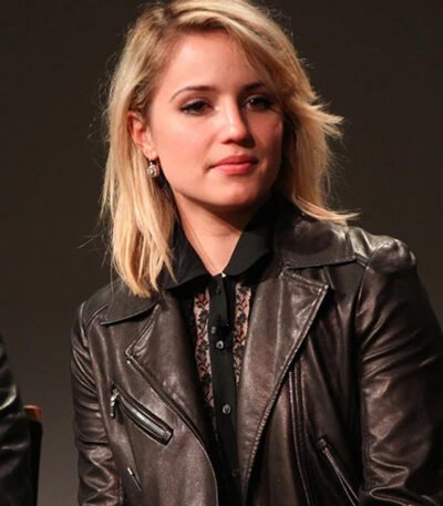 Dianna Agron Leather Jacket