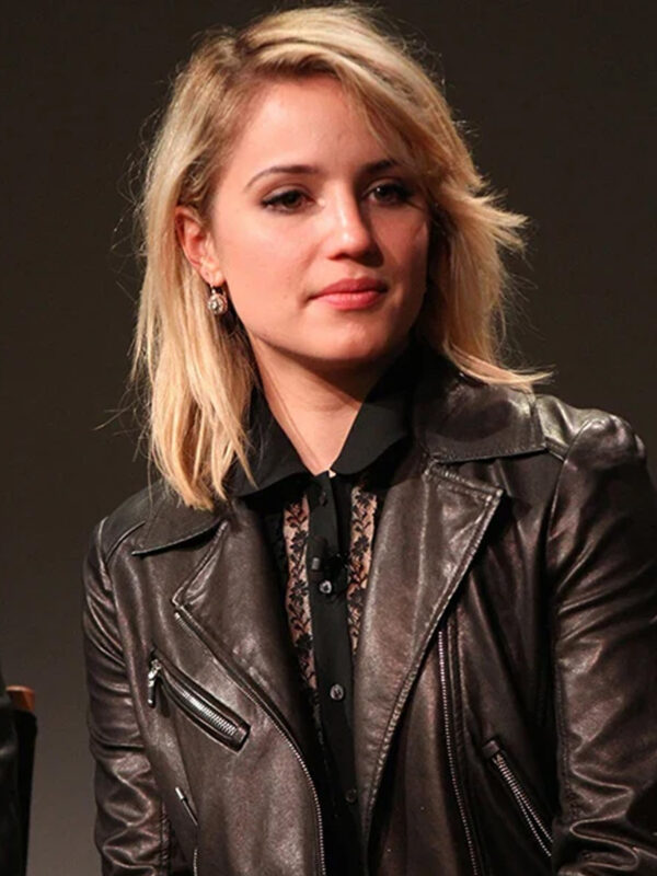 Dianna Agron Leather Jacket