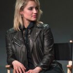 Dianna Agron Leather Jacket
