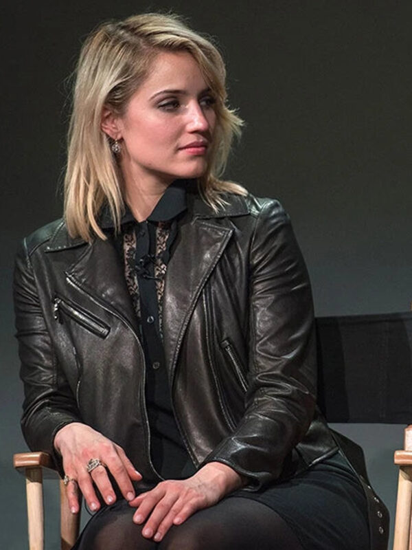Dianna Agron Leather Jacket
