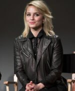 Dianna Agron Leather Jacket