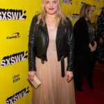 Elisabeth Moss Black Leather Jacket