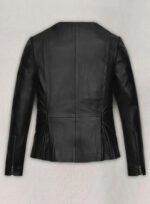 Elizabeth Gillies Dynasty Black Leather Jacket