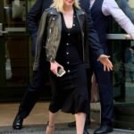 Emilia Clarke Black Leather Jacket