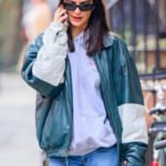 Emily Ratajkowski Leather Jacket