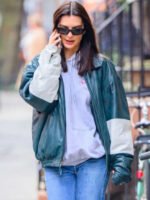 Emily Ratajkowski Leather Jacket