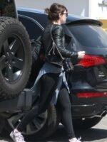 Emma Stone Malibu Black Leather Jacket