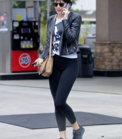 Emma Stone Malibu Black Leather Jacket