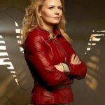 Emma Swan Red Leather Jacket