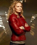 Emma Swan Red Leather Jacket