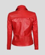 Emma Swan Red Leather Jacket
