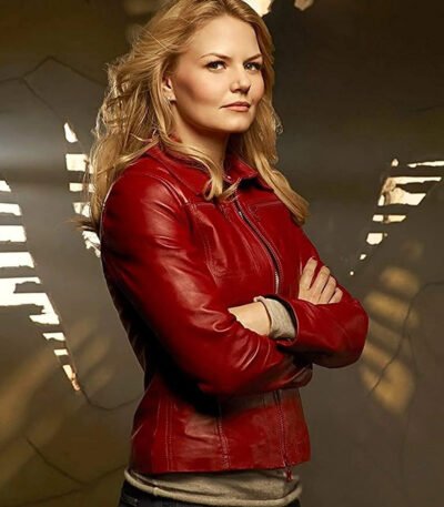 Emma Swan Red Leather Jacket