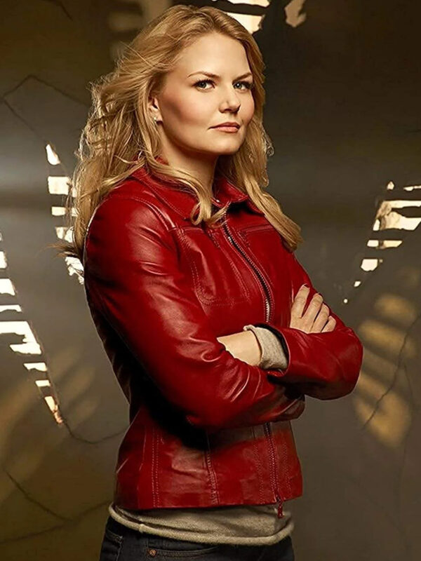 Emma Swan Red Leather Jacket