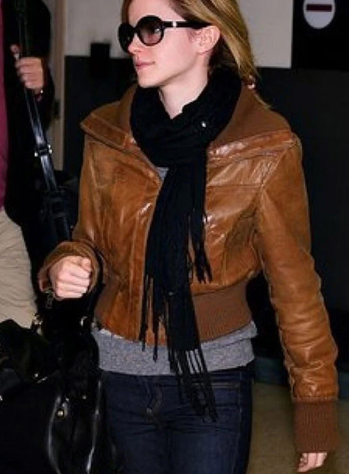 Emma Watson Leather Jacket By MJH