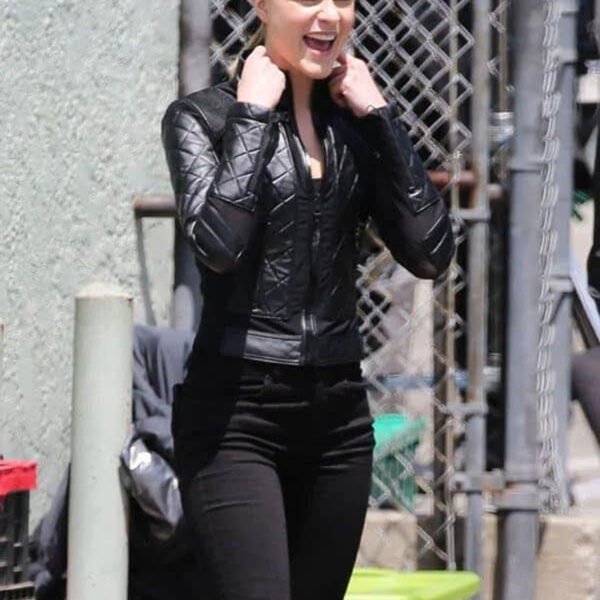 Evan Rachel Wood Westworld Black Leather Jacket