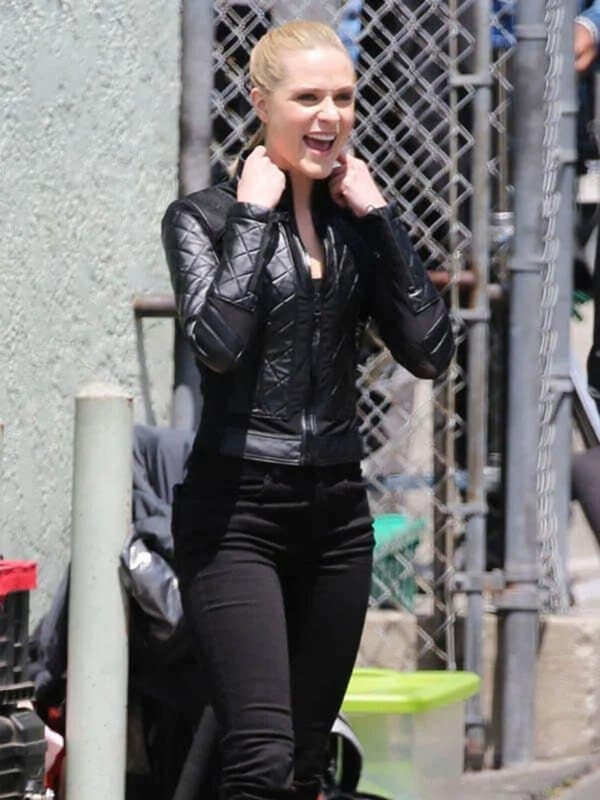 Evan Rachel Wood Westworld Black Leather Jacket