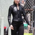 Evan Rachel Wood Westworld Black Leather Jacket