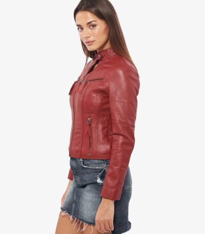 Fit Leather Jacket for Women Body
