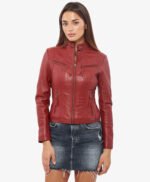 Fit Leather Jacket for Women Body