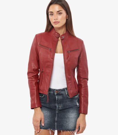 Fit Leather Jacket for Women Body