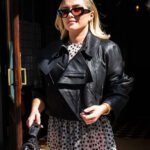 Florence Pugh Black Leather Jacket