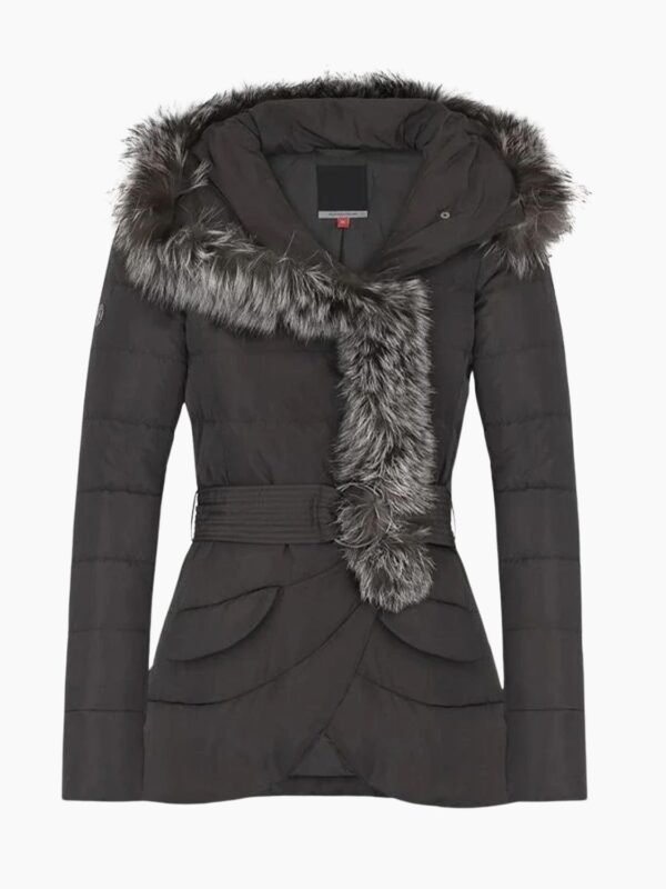 Fur Hood Wind Coat Ladies Winter Down Jacket