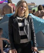 Kristen Bell Veronica Mars S04 Black Leather Jacket