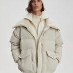 Women White Wind breaker Jacket