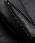 Women's Cropped Slim Classic Leather Jacket