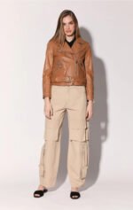 Allison Camel Leather Jacket