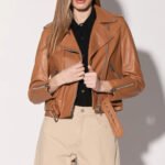 Allison Camel Leather Jacket