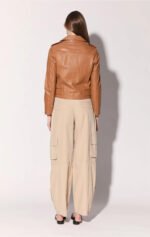 Allison Camel Leather Jacket