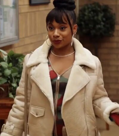 Amber Abbott Elementary Shearling Leather Jacket