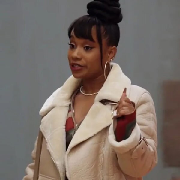 Amber Abbott Elementary Shearling Leather Jacket