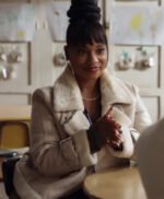 Amber Abbott Elementary Shearling Leather Jacket